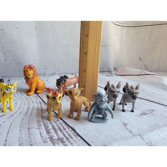 Mixed Lot Of Disney Lion King Lion Guard Figures 9 Figures Cake Toppers - Picture 8 of 11